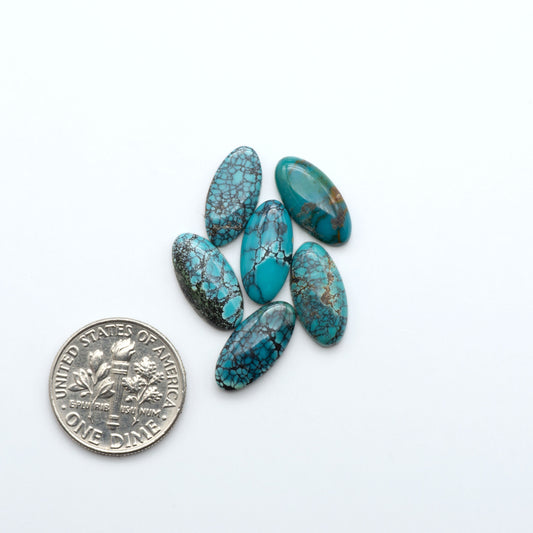 Hubei Cloud Mtn Turquoise is a highly sought-after gemstone known for its color and unique matrix patterns. Add a touch of elegance to your jewelry collection.