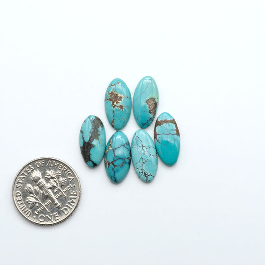Hubei Cloud Mtn Turquoise is a highly sought-after gemstone known for its color and unique matrix patterns. Add a touch of elegance to your jewelry collection.