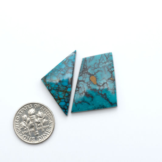 Hubei Cloud Mtn Turquoise is a highly sought-after gemstone known for its color and unique matrix patterns. Add a touch of elegance to your jewelry collection.