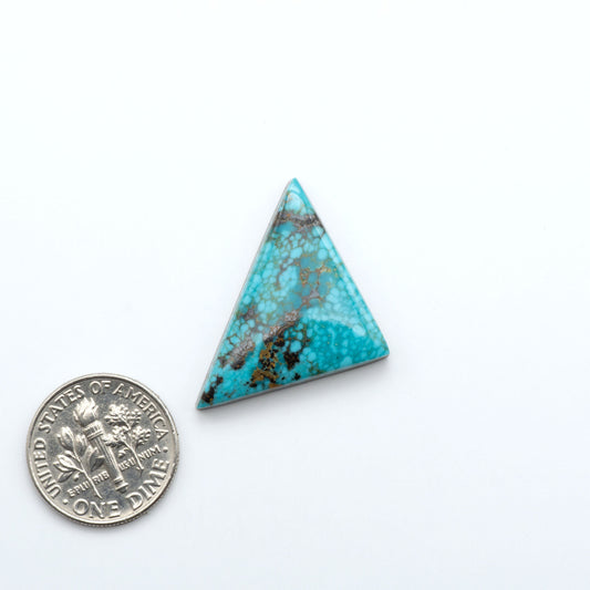 Hubei Cloud Mtn Turquoise is a highly sought-after gemstone known for its color and unique matrix patterns. Add a touch of elegance to your jewelry collection.