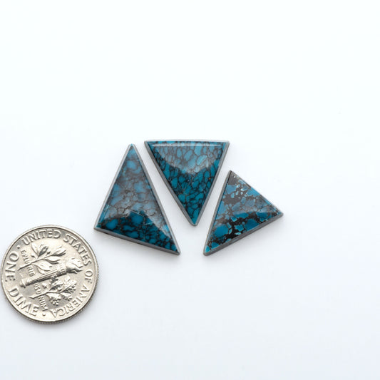 Hubei Cloud Mtn Turquoise is a highly sought-after gemstone known for its color and unique matrix patterns. Add a touch of elegance to your jewelry collection.