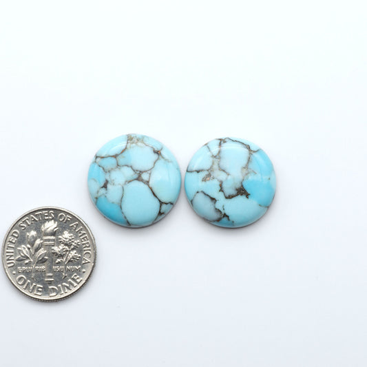 Enhance your jewelry designs with Pressed Turquoise Nugget Cabochons. Crafted from composite materials they add a captivating touch to your creations.