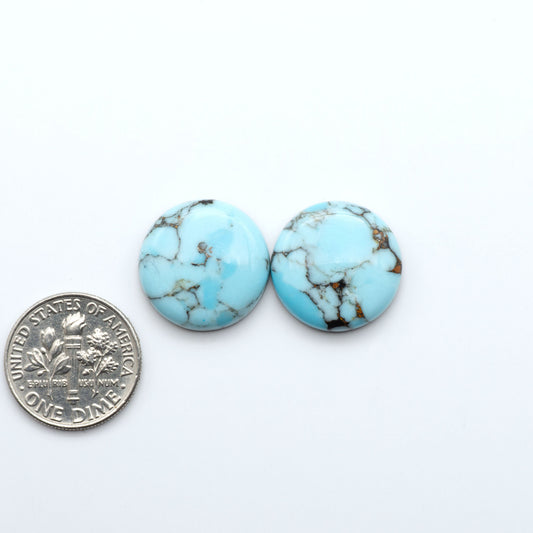 Enhance your jewelry designs with Pressed Turquoise Nugget Cabochons. Crafted from composite materials they add a captivating touch to your creations.