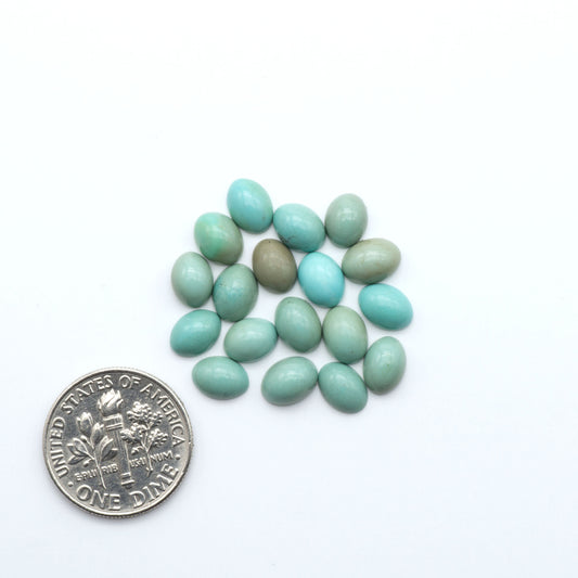 Shop Australian Variscite cabochons with natural matrix patterns, ideal for silversmiths and jewelry makers creating custom rings and pendants.
