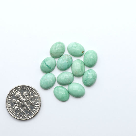 Shop Australian Variscite cabochons with natural matrix patterns, ideal for silversmiths and jewelry makers creating custom rings and pendants.
