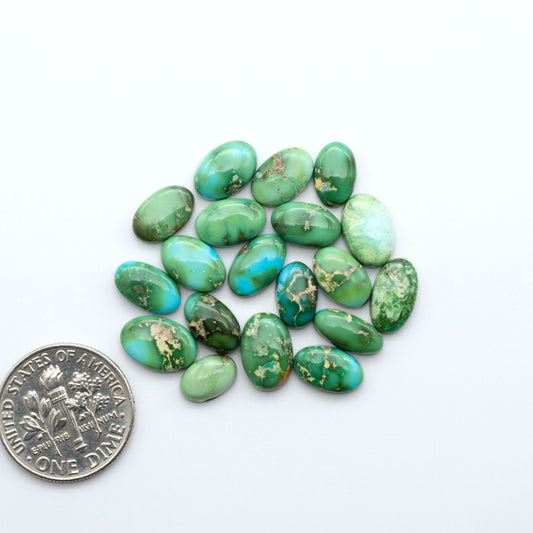 Sonoran Mountain Turquoise showcases a stunning blend of blue and green hues and natural patterns that make it a must-have for any jewelry collection.