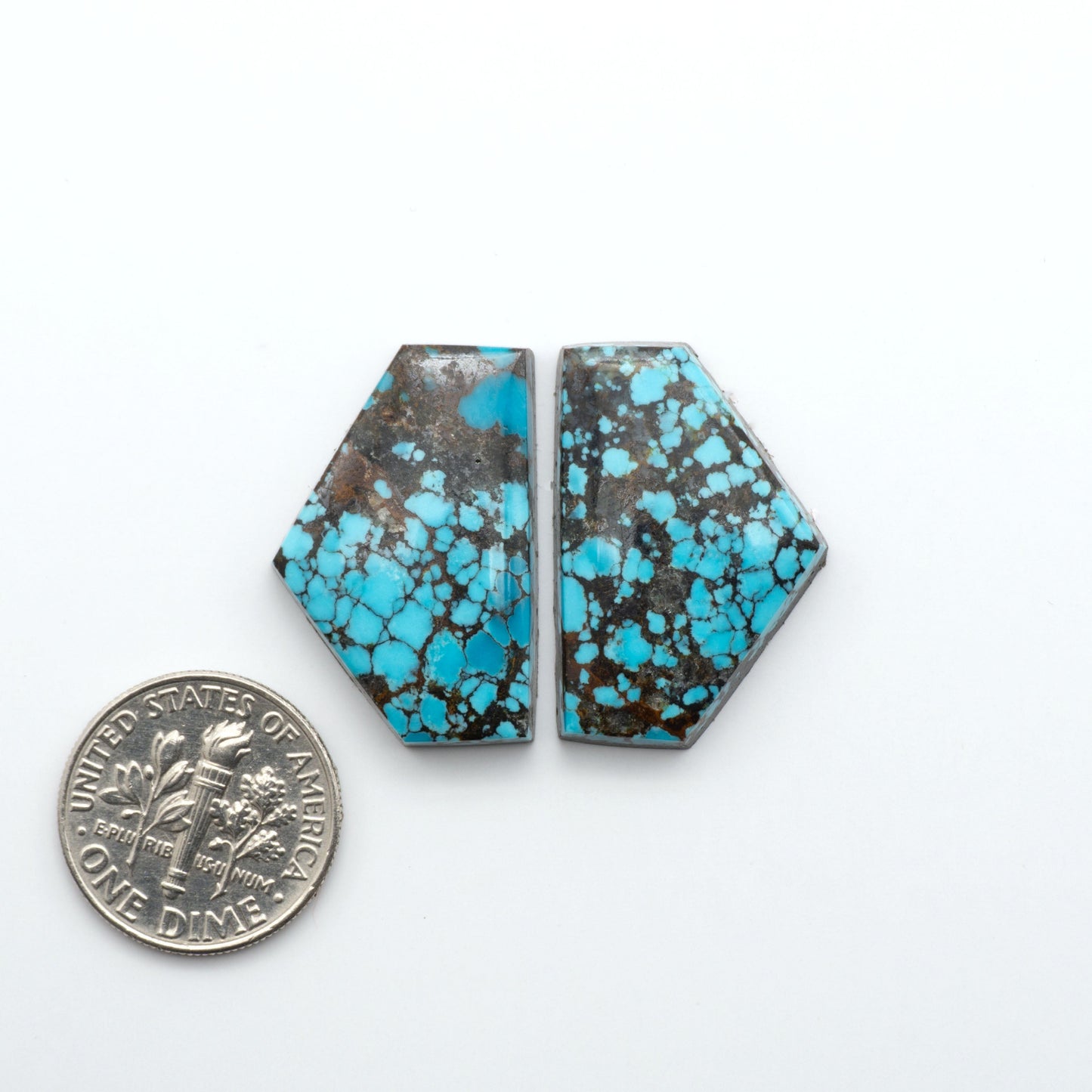 Hubei Cloud Mtn Turquoise is a highly sought-after gemstone known for its color and unique matrix patterns. Add a touch of elegance to your jewelry collection.
