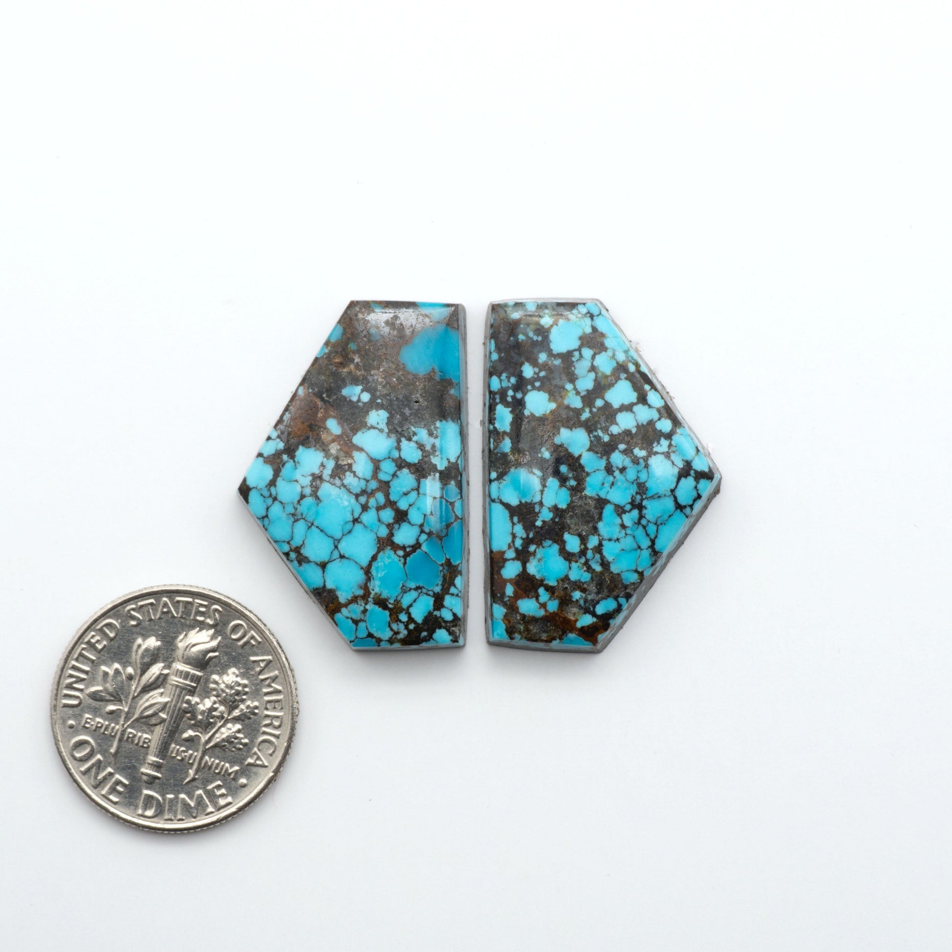 Hubei Cloud Mtn Turquoise is a highly sought-after gemstone known for its color and unique matrix patterns. Add a touch of elegance to your jewelry collection.