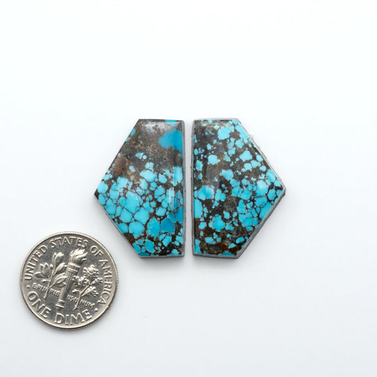 Hubei Cloud Mtn Turquoise is a highly sought-after gemstone known for its color and unique matrix patterns. Add a touch of elegance to your jewelry collection.