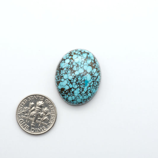 Hubei Cloud Mtn Turquoise is a highly sought-after gemstone known for its color and unique matrix patterns. Add a touch of elegance to your jewelry collection.
