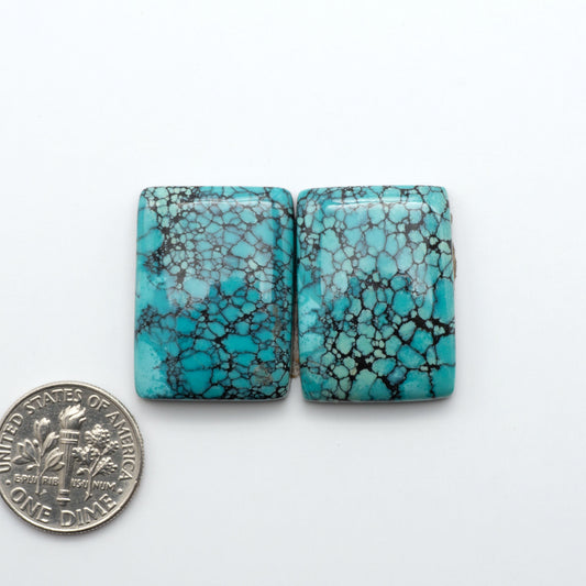 Hubei Cloud Mtn Turquoise is a highly sought-after gemstone known for its color and unique matrix patterns. Add a touch of elegance to your jewelry collection.