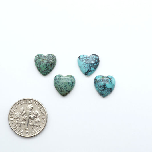 Hubei Cloud Mtn Turquoise is a highly sought-after gemstone known for its color and unique matrix patterns. Add a touch of elegance to your jewelry collection.