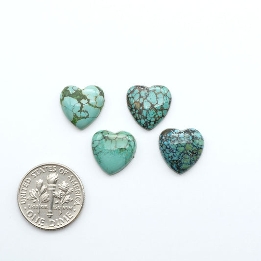 Hubei Cloud Mtn Turquoise is a highly sought-after gemstone known for its color and unique matrix patterns. Add a touch of elegance to your jewelry collection.