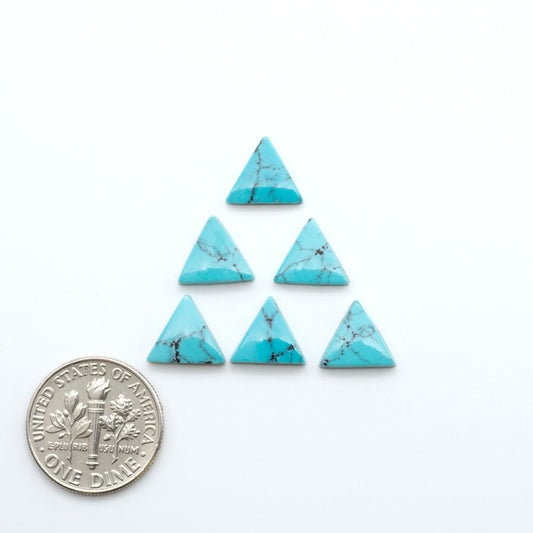 Hubei Cloud Mtn Turquoise is a highly sought-after gemstone known for its color and unique matrix patterns. Add a touch of elegance to your jewelry collection.