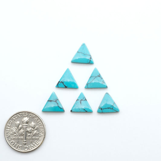 Hubei Cloud Mtn Turquoise is a highly sought-after gemstone known for its color and unique matrix patterns. Add a touch of elegance to your jewelry collection.