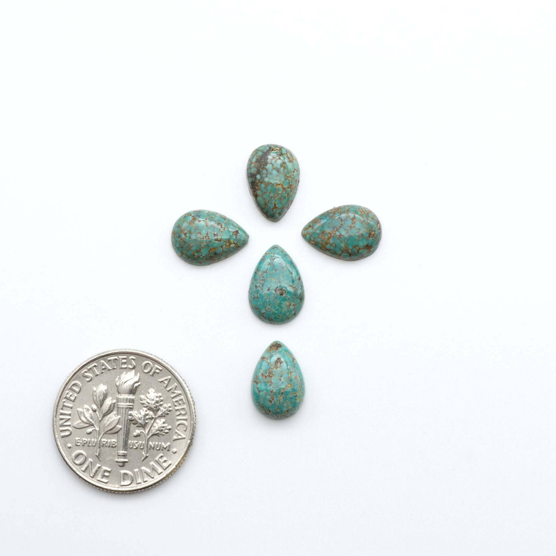 Hubei Cloud Mtn Turquoise is a highly sought-after gemstone known for its color and unique matrix patterns. Add a touch of elegance to your jewelry collection.
