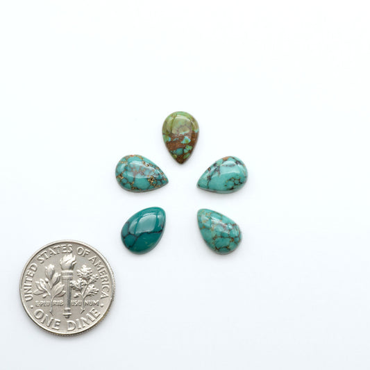 Hubei Cloud Mtn Turquoise is a highly sought-after gemstone known for its color and unique matrix patterns. Add a touch of elegance to your jewelry collection.