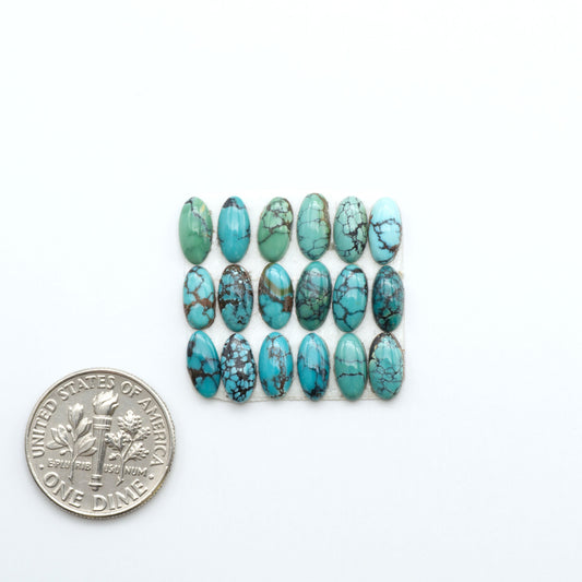 Hubei Cloud Mtn Turquoise is a highly sought-after gemstone known for its color and unique matrix patterns. Add a touch of elegance to your jewelry collection.