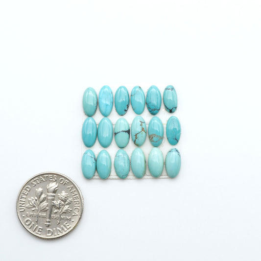 Hubei Cloud Mtn Turquoise is a highly sought-after gemstone known for its color and unique matrix patterns. Add a touch of elegance to your jewelry collection.