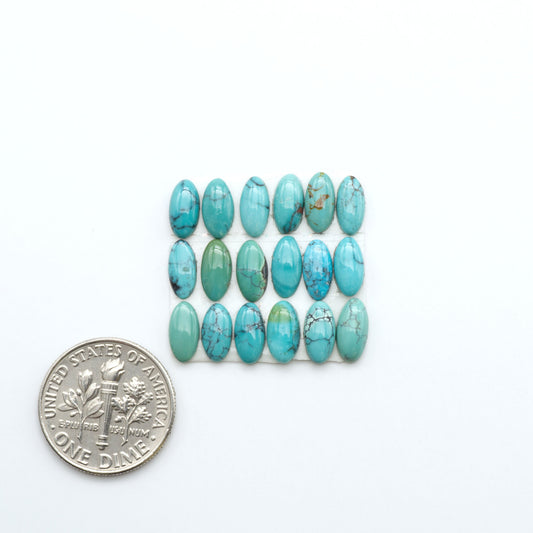 Hubei Cloud Mtn Turquoise is a highly sought-after gemstone known for its color and unique matrix patterns. Add a touch of elegance to your jewelry collection.