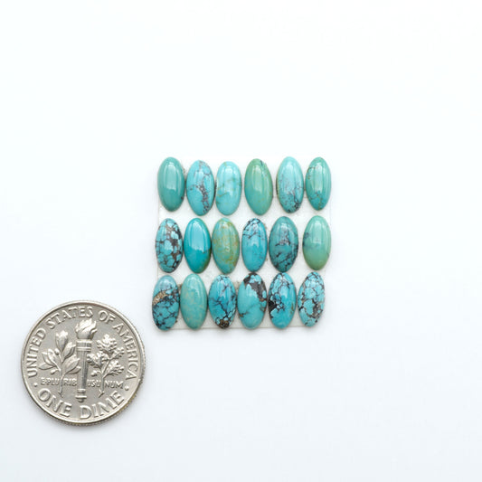 Hubei Cloud Mtn Turquoise is a highly sought-after gemstone known for its color and unique matrix patterns. Add a touch of elegance to your jewelry collection.