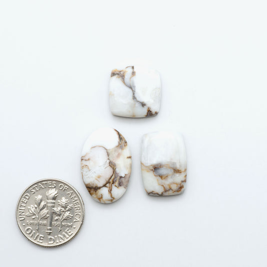 Wild Horse Cabochon are a magnificent addition to any collection. Natural magnesite stones feature a design that will add beauty to any jewelry design.