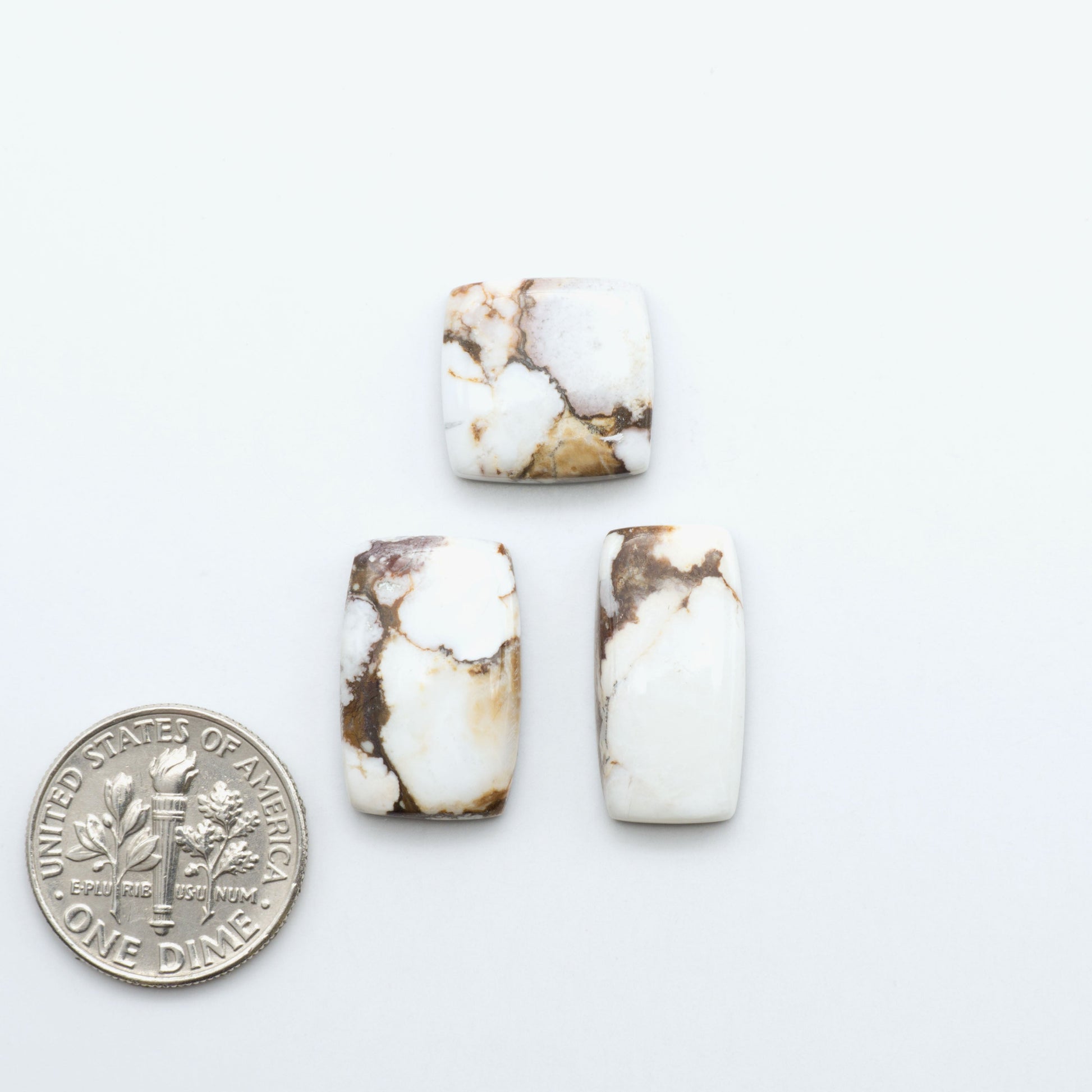 Wild Horse Cabochon are a magnificent addition to any collection. Natural magnesite stones feature a design that will add beauty to any jewelry design.