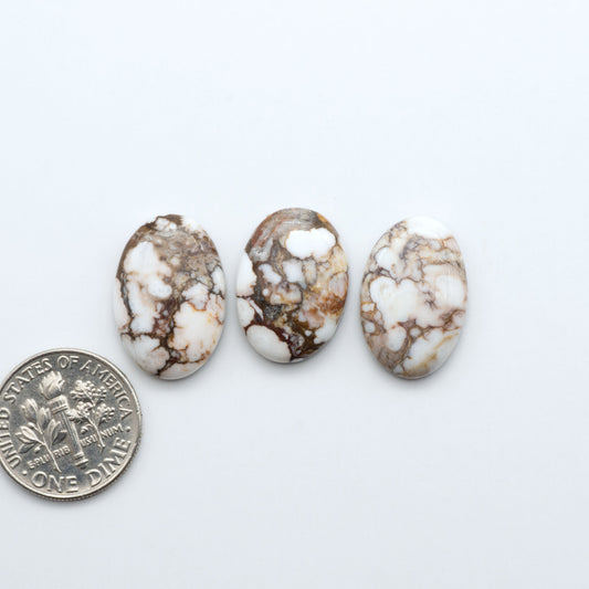 Wild Horse Cabochon are a magnificent addition to any collection. Natural magnesite stones feature a design that will add beauty to any jewelry design.