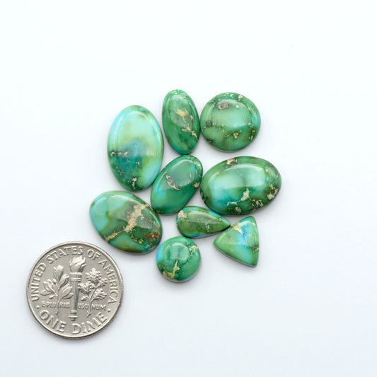 Sonoran Mountain Turquoise showcases a stunning blend of blue and green hues and natural patterns that make it a must-have for any jewelry collection.