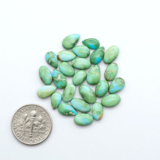 Sonoran Mountain Turquoise showcases a stunning blend of blue and green hues and natural patterns that make it a must-have for any jewelry collection.