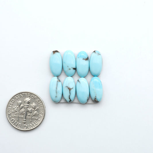 Enhance your jewelry designs with Pressed Turquoise Nugget Cabochons. Crafted from composite materials they add a captivating touch to your creations.

