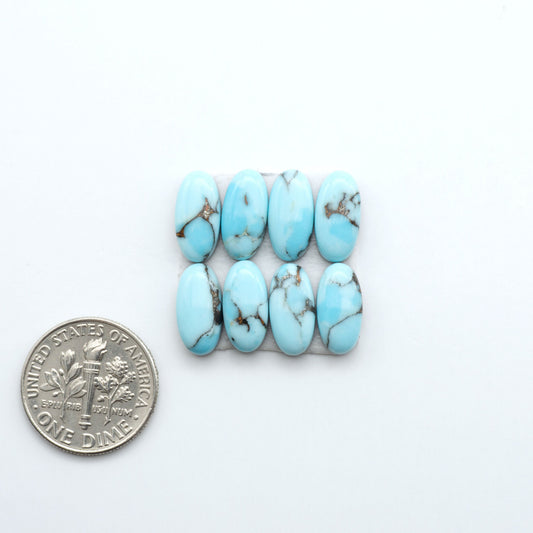 Enhance your jewelry designs with Pressed Turquoise Nugget Cabochons. Crafted from composite materials they add a captivating touch to your creations.

