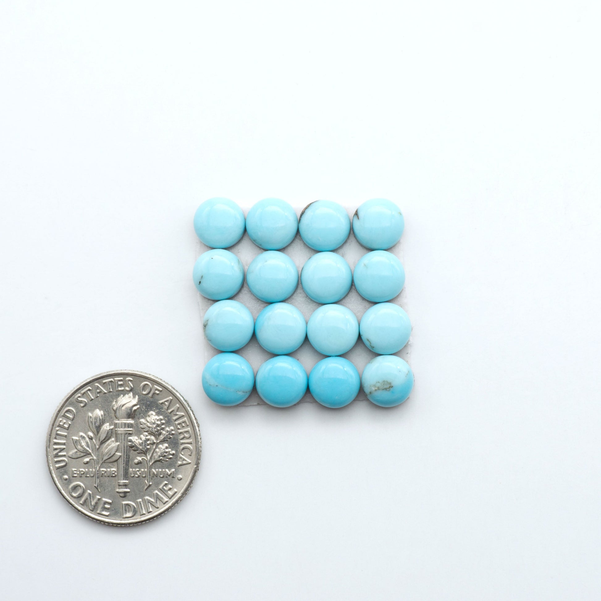 Enhance your jewelry designs with Pressed Turquoise Nugget Cabochons. Crafted from composite materials they add a captivating touch to your creations.

