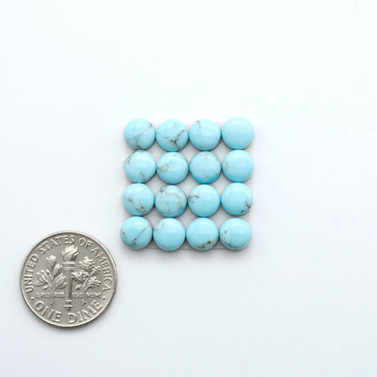 Enhance your jewelry designs with Pressed Turquoise Nugget Cabochons. Crafted from composite materials they add a captivating touch to your creations.

