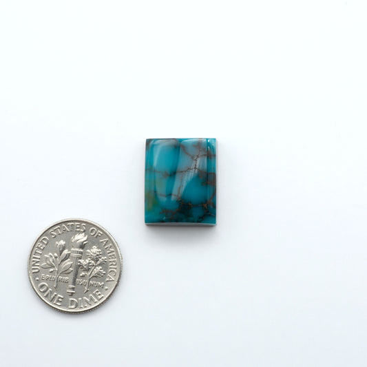 Hubei Cloud Mtn Turquoise is a highly sought-after gemstone known for its color and unique matrix patterns. Add a touch of elegance to your jewelry collection.