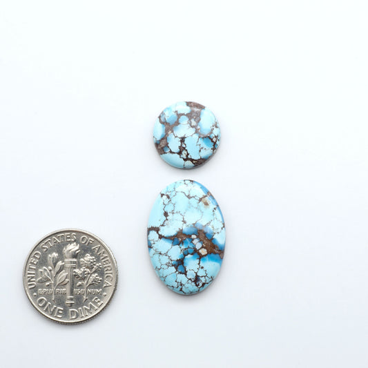 Discover the beauty of Natural Golden Hills Turquoise—prized for its icy blue tones, golden matrix, and exceptional quality. Ideal for artisan jewelry designs.