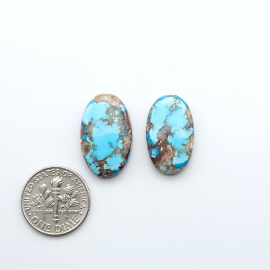 Discover the beauty of Natural Golden Hills Turquoise—prized for its icy blue tones, golden matrix, and exceptional quality. Ideal for artisan jewelry designs.