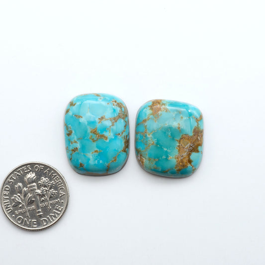 Shop authentic Blue Gem Turquoise cabochons—rare Nevada stones with vibrant blues and greens, perfect for artisan jewelry and collectors.