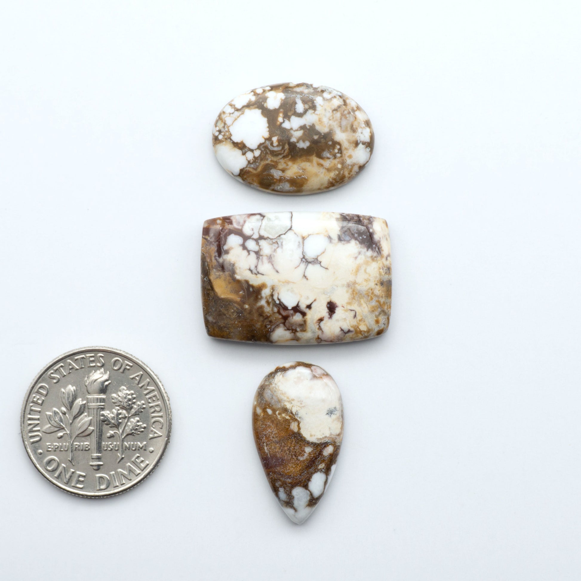 Wild Horse Cabochon are a magnificent addition to any collection. Natural magnesite stones feature a design that will add beauty to any jewelry design.