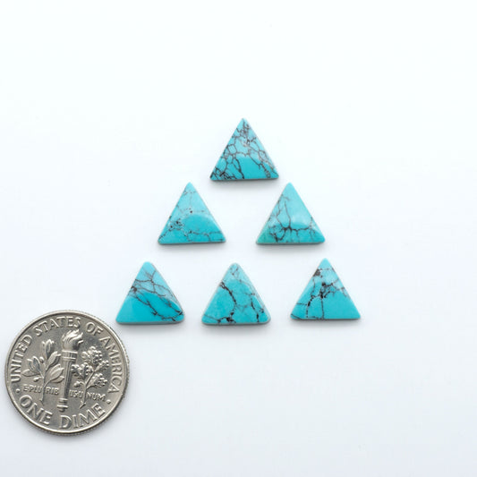 Hubei Cloud Mtn Turquoise is a highly sought-after gemstone known for its color and unique matrix patterns. Add a touch of elegance to your jewelry collection.