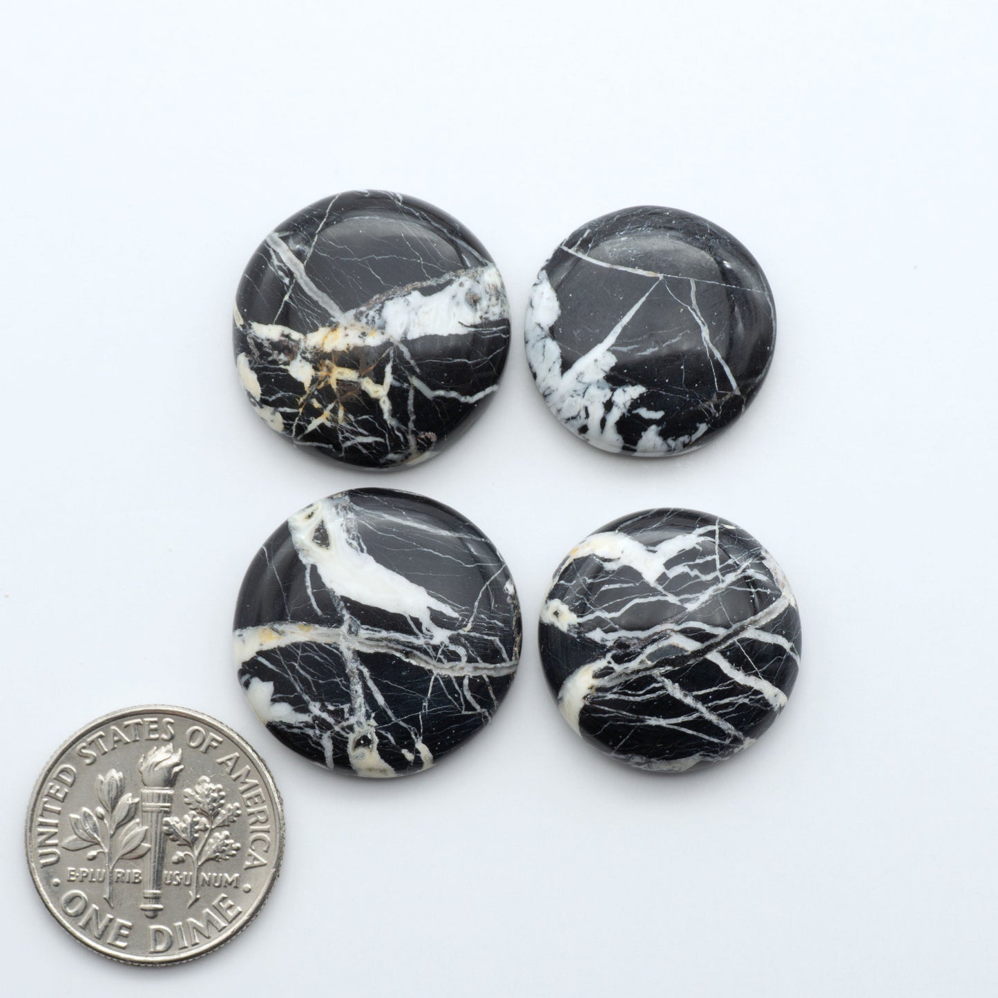 White Buffalo Stone Cabochons