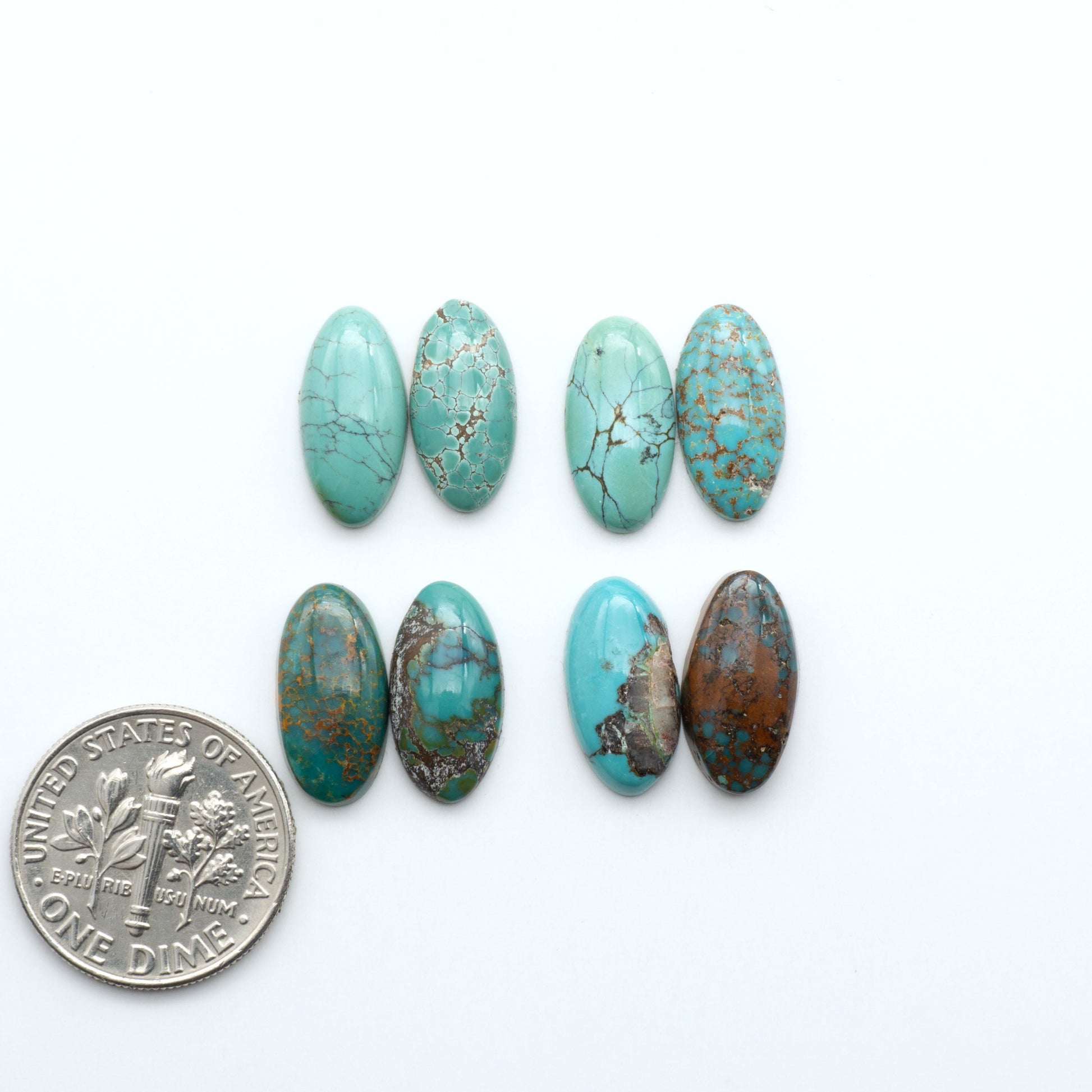 Hubei Cloud Mtn Turquoise is a highly sought-after gemstone known for its color and unique matrix patterns. Add a touch of elegance to your jewelry collection.