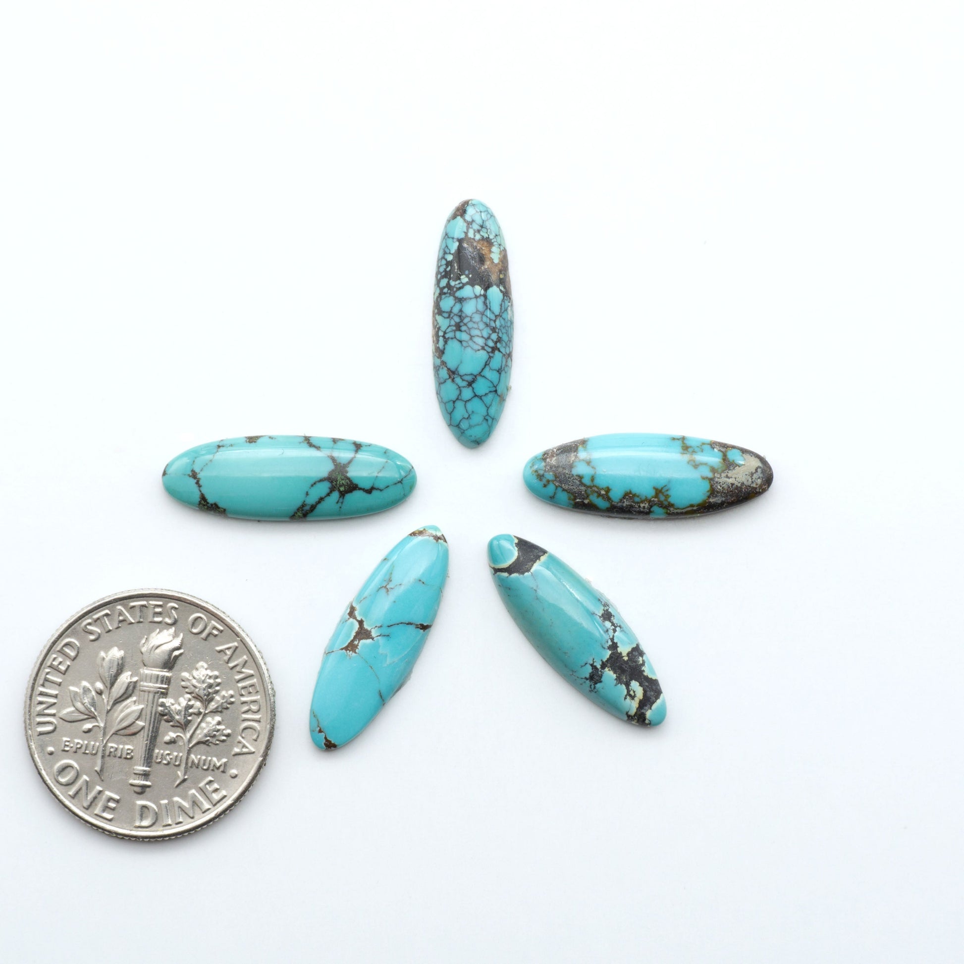 Hubei Cloud Mtn Turquoise is a highly sought-after gemstone known for its color and unique matrix patterns. Add a touch of elegance to your jewelry collection.