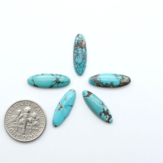 Hubei Cloud Mtn Turquoise is a highly sought-after gemstone known for its color and unique matrix patterns. Add a touch of elegance to your jewelry collection.