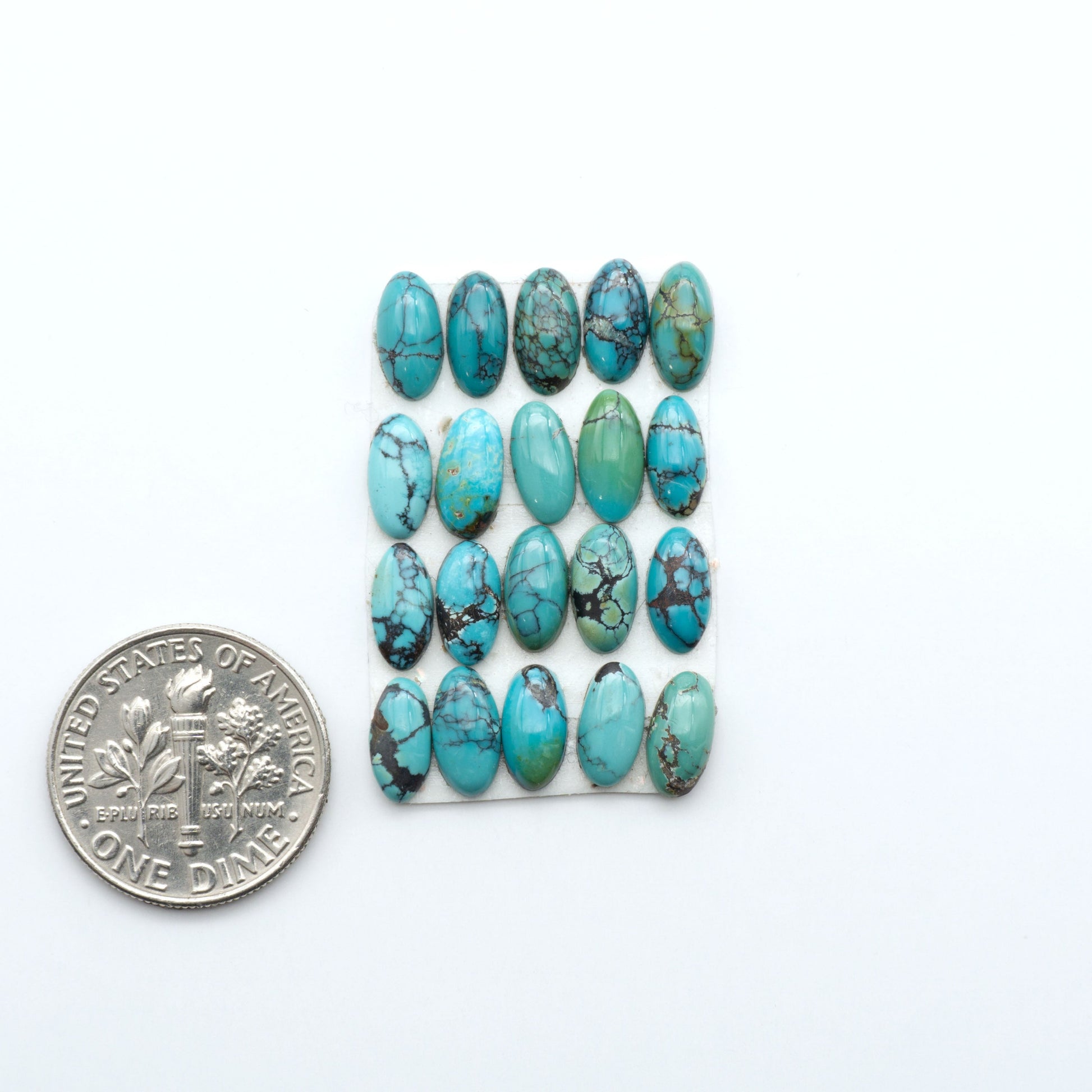 Hubei Cloud Mtn Turquoise is a highly sought-after gemstone known for its color and unique matrix patterns. Add a touch of elegance to your jewelry collection.