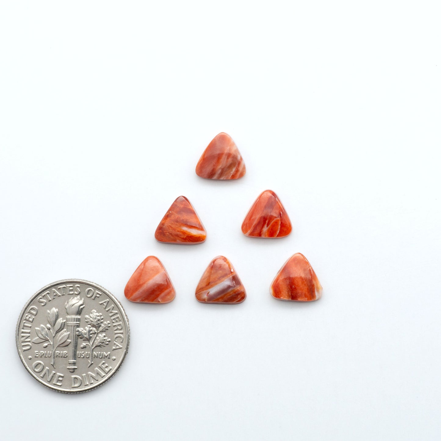 Add a unique touch to your jewelry designs with our beautiful 100% Natural Spiny Oyster Shell Cabochons. Incorporate the beauty of the sea into your creations.
