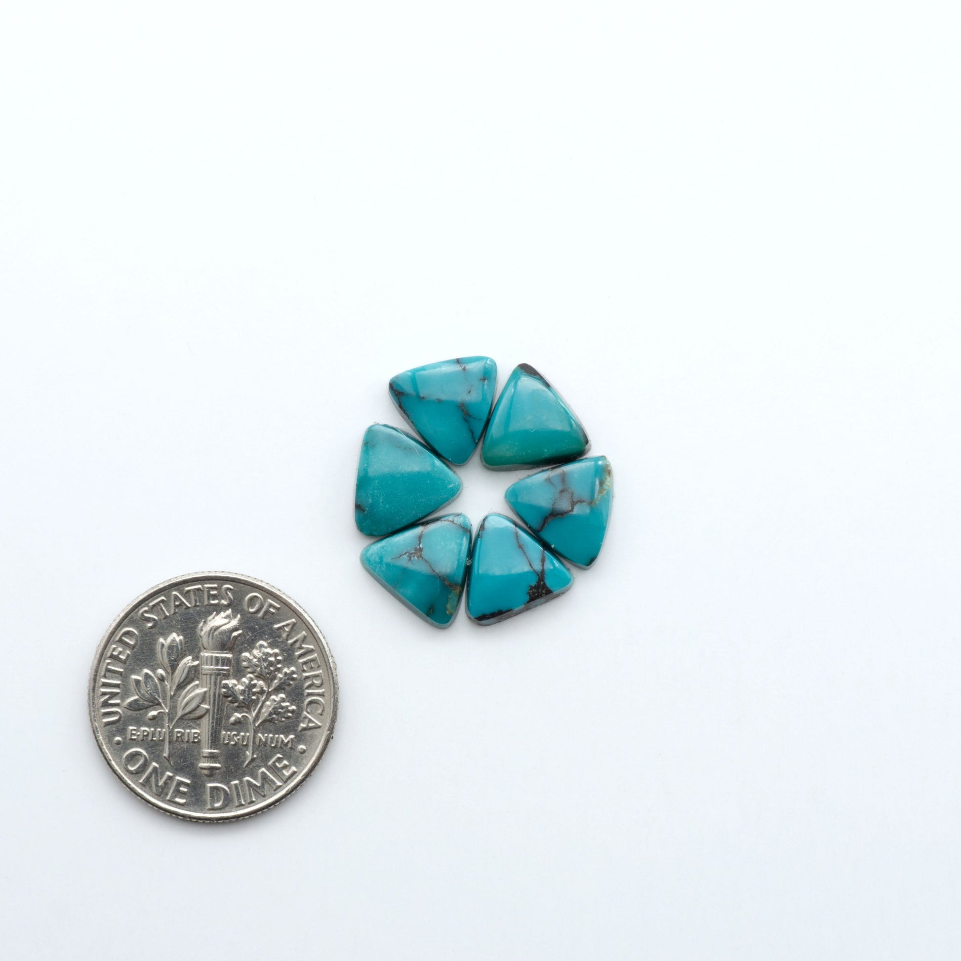 Hubei Cloud Mtn Turquoise is a highly sought-after gemstone known for its color and unique matrix patterns. Add a touch of elegance to your jewelry collection.