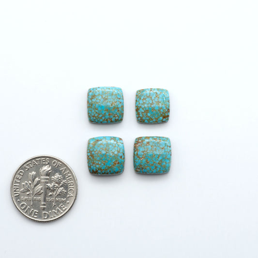 Kingman Turquoise Cabochons are a staple in the jewelry industry, known for their stunning blue-green color. Perfect for necklaces, earrings, and more!

