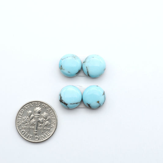 Enhance your jewelry designs with Pressed Turquoise Nugget Cabochons. Crafted from composite materials they add a captivating touch to your creations.