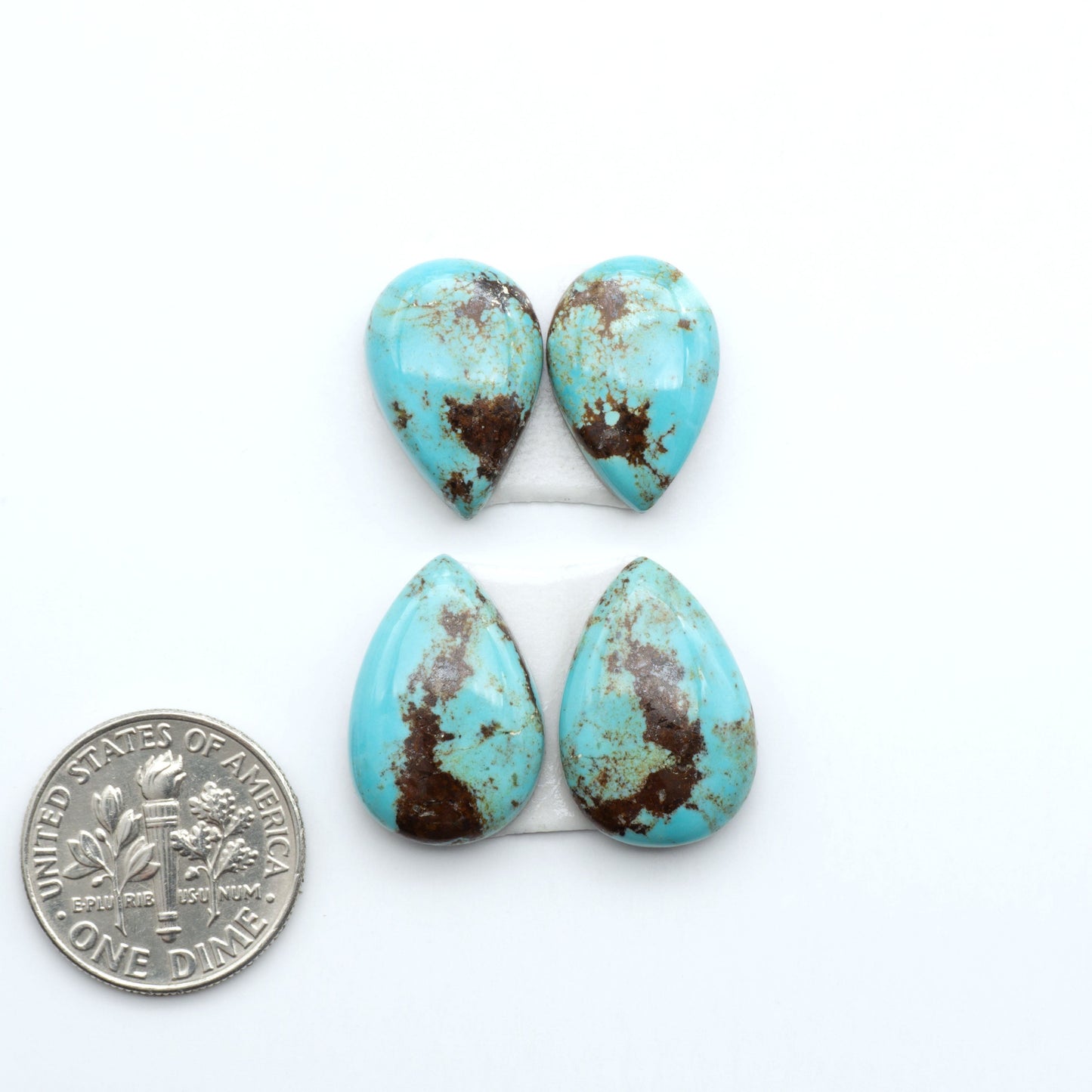 Number 8 Turquoise Cabochons have been selected for their quality and unique appearance. Don't miss the chance to add a one-of-a-kind piece to your collection